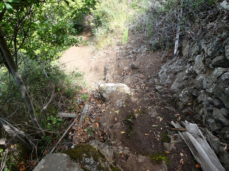 12.07.2018 Von Jardim do Mar nach Prazeres, Querung nach Raposeira und Sao Lourenco, Abstieg nach Paul do Mar — Abstiegsweg von Maloeira und weiter zum Miradouro auf dem Pico das Bodes — Foto 2