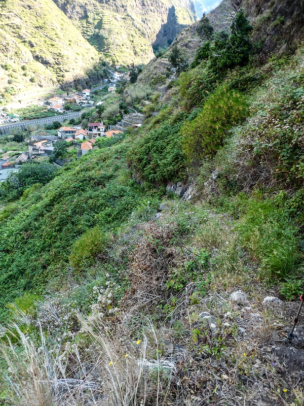 13.05.2019 Ein neuer Aufstieg von Meia Legua nach Eira do Mourao, und die Rätsel der s der Levadas de Baixo und Meio — Subida de Meia Legua até ao troço com corda — foto 16