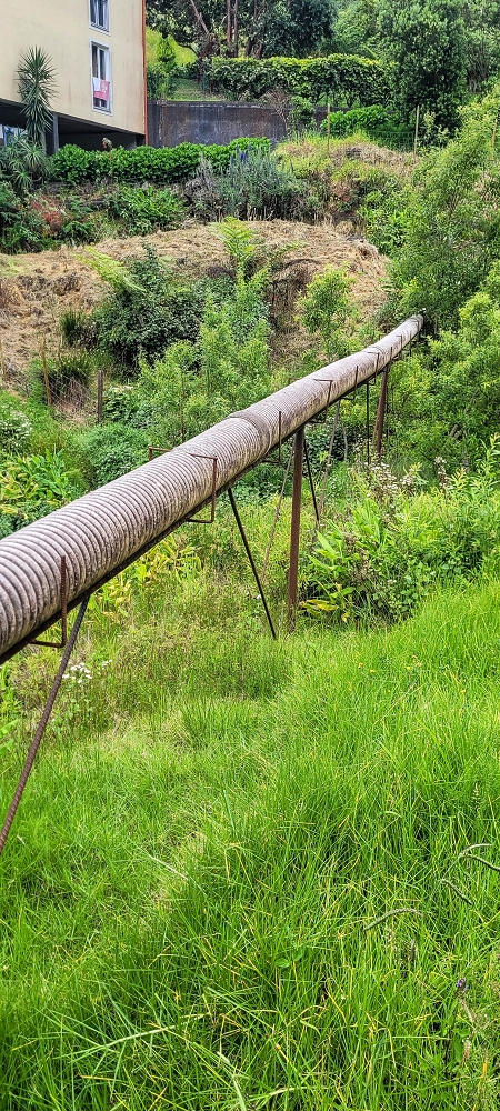 Levada do Poio — Die Rohrbrücke — Foto 2