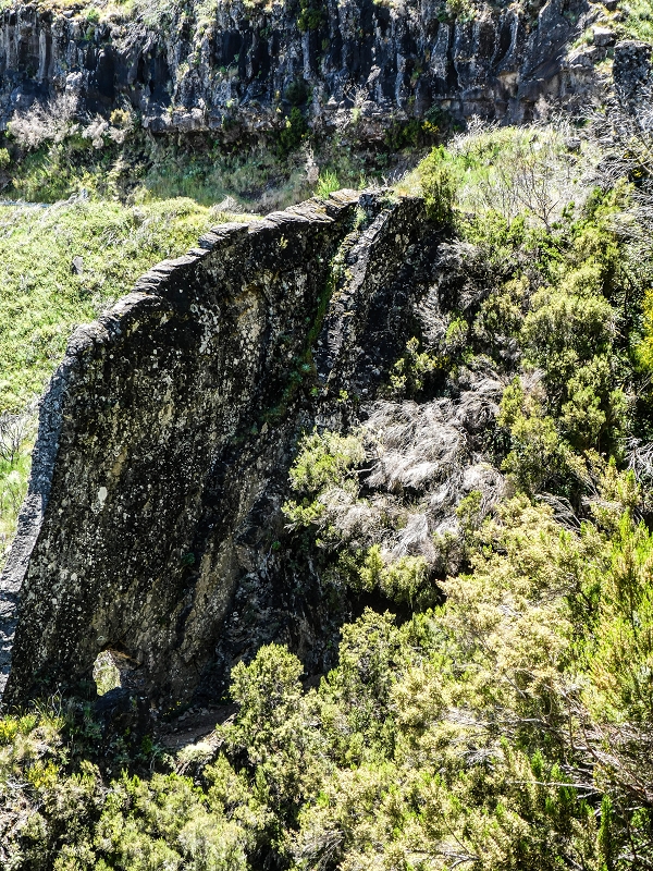 15.05.2019 Das Felsentor an der Levada do Lombo do Mouro — Auf dem Beginn der Levada do Lombo do Mouro — Foto 17