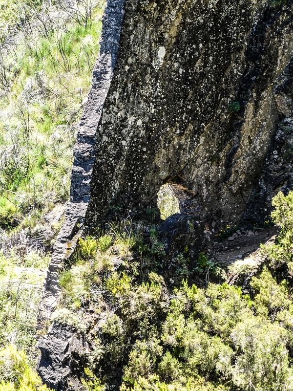 15.05.2019 Das Felsentor an der Levada do Lombo do Mouro — Auf dem Beginn der Levada do Lombo do Mouro — Foto 18