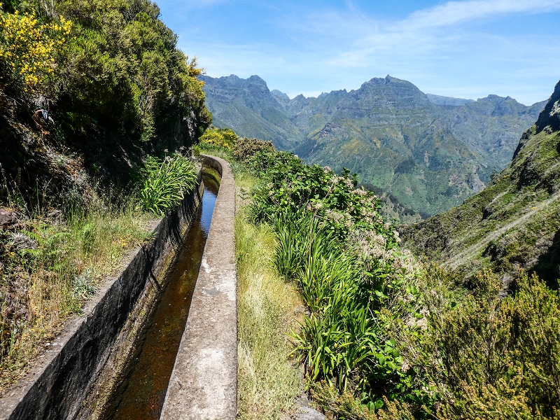 15.05.2019 Wenn ich schon mal hier bin: Levada das Rabacas — Zurück zur Bachverbauung — Foto 1