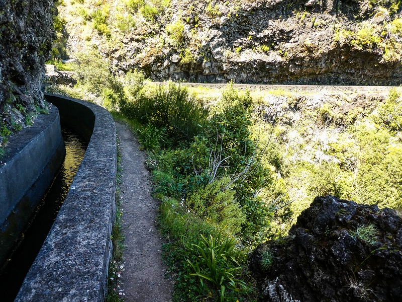 Levada das Rabacas — : Bis zum Zusammenfluss mit der Levada do Norte zum  — photo 1