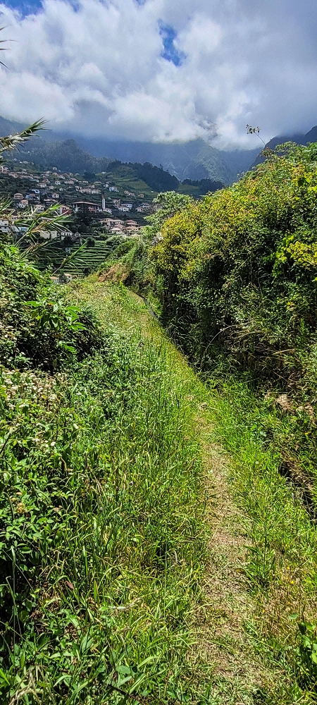 Levada dos Cardais — On towards the access road to the Capela — photo 3