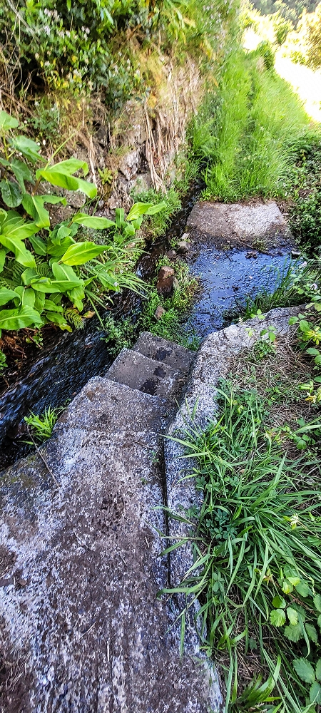 Levada da Faja dos Vinhaticos — Zufluss von der Levada da Achadinha — Foto 1