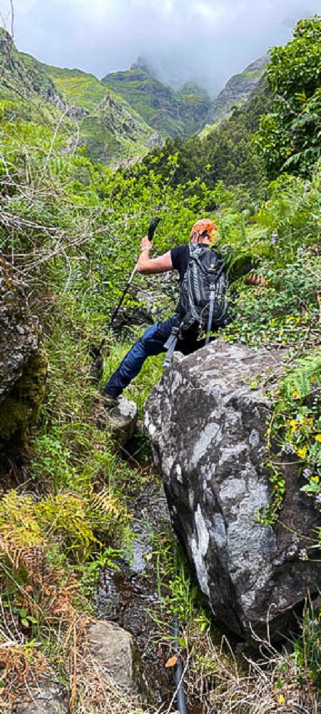 16.06.2022 Levadaexpedition in Serra de Agua — Abstieg und zum Ende der Levada da Eira da Moura — Foto 2