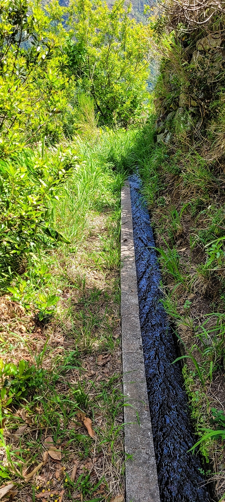 Levada da Eira da Moura — Escadaria da levada e seguimento até ao caminho para Faja das Eguas — foto 4