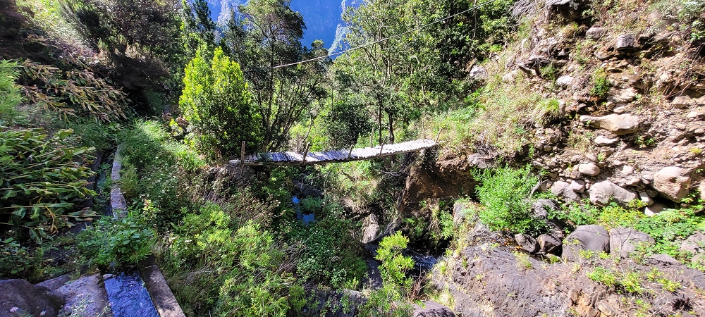 Levada da Faja dos Vinhaticos — Die ominöse Brücke — Foto 3