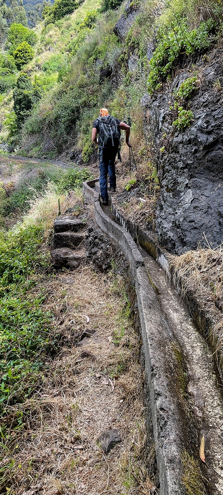 16.06.2022 Levadaexpedition in Serra de Agua — Auf der Levada da Achadinha zurück zur Vereda do Pico Rodondo — Foto 9