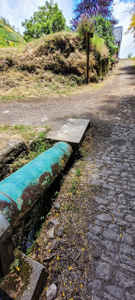 17 June 2022 Furado Velho and Furado Novo — Furado Novo: drinking-water main on the south side, treatment plant — photo 2