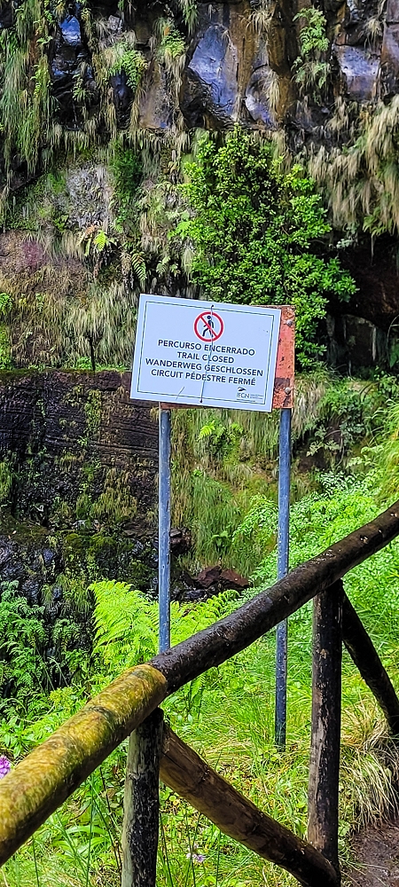 Levada do Risco — The forbidden path — photo 5