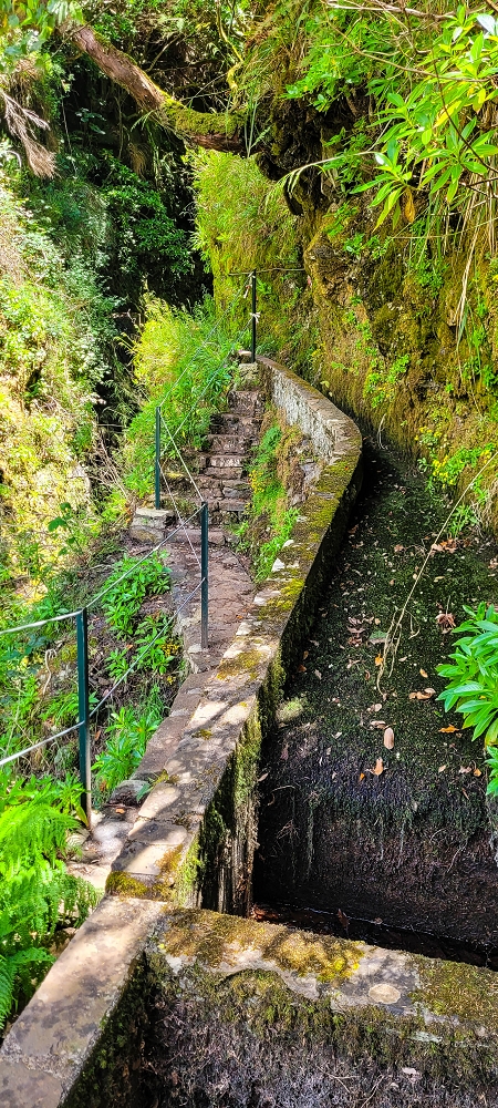 Levada Vinte e Cinco Fontes — Furado Novo: levada de adução da Ribeira do Alecrim — foto 2