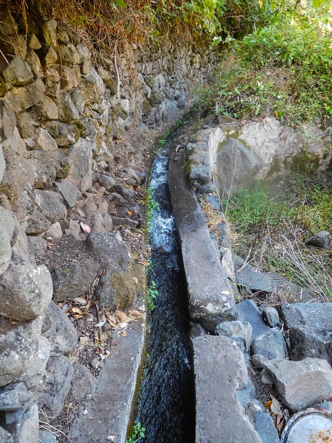 17 de agosto de 2017 3 levadas no vale inferior de Tabua — Para o troço pelos campos que não se pode percorrer — foto 1