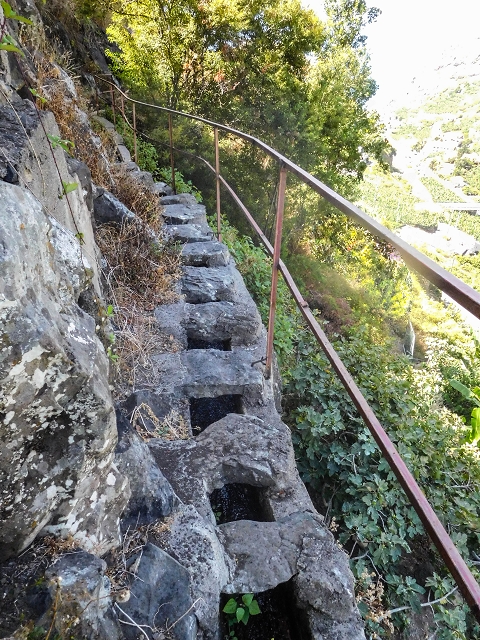 17 de agosto de 2017 3 levadas no vale inferior de Tabua — Em parte coberto de vegetação, em parte sobre pontes, até Corujeira — foto 16