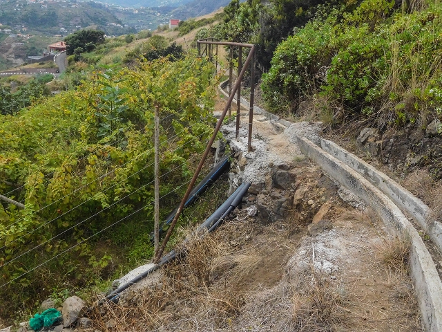 Levada do Poco do Arvoredo — Umgehung der abgebrochenen Stelle — Foto 3