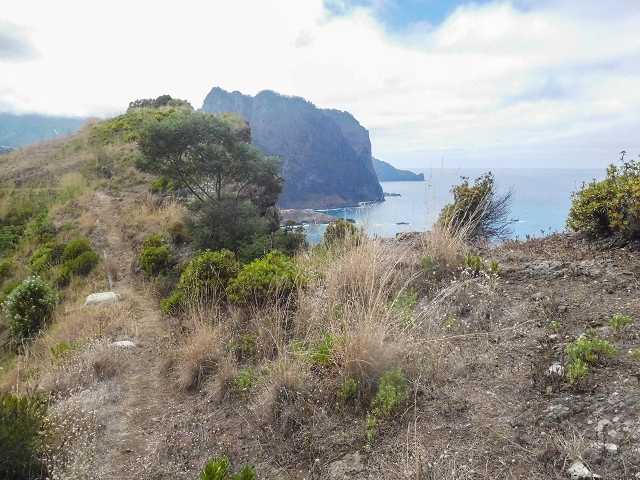 Levada do Poco do Arvoredo — Verrohrt entlang der Abbruchkante — Foto 3