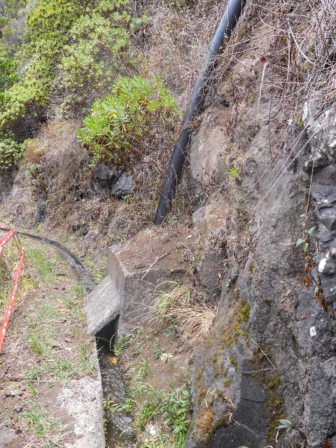 Levada da Fajazinha — First metres and 2 inflows from the Levada da Fajazinha sup. — photo 3