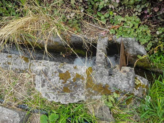 Levada da Maiata — Madre, afluência da Levada da Portela e tubagem no Corrego da Nozelha — foto 1