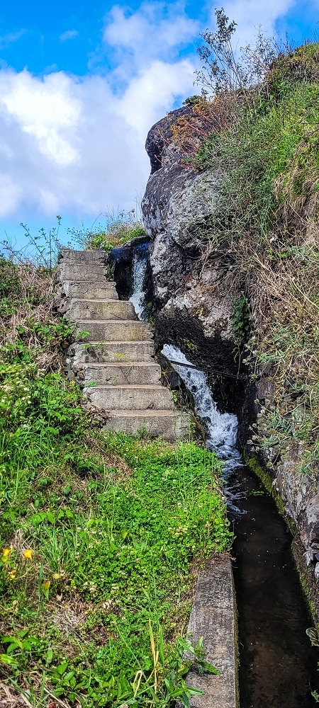 Levada da Fonte Grande — O curto troço a céu aberto da Levada da Fonte Grande — foto 6