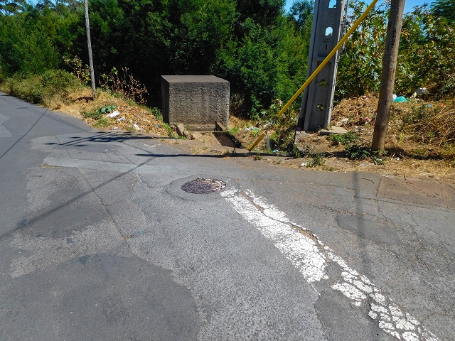 19 August 2017 On the trail of the Levada do Pico do Arvoredo in and around Camacha — Along the road to the levada house and the present course of the water on to the reservoir — photo 3
