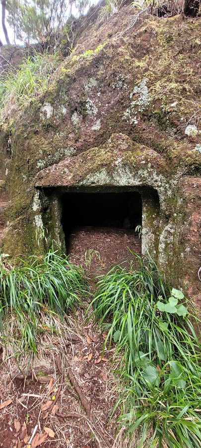 20 de junho de 2024 Túnel da Levada da Rocha Vermelha, a lagoa verde e o Furado Velho — Até ao Furado Velho — foto 4