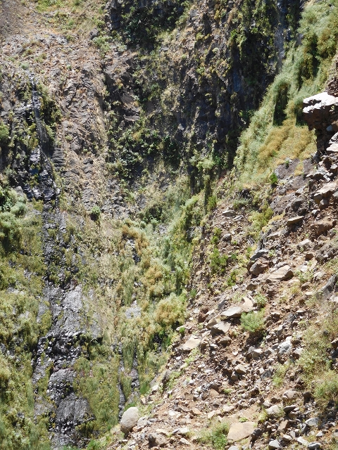 21.07.2015 Cascalho von Pedras, Levada das Rabaças und Lombo do Mouro — Im westlichen Cascalho-Kessel — Foto 12