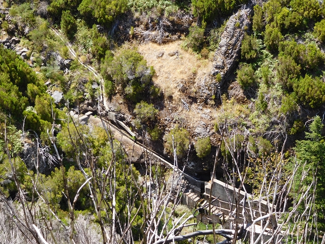 21.07.2015 Cascalho von Pedras, Levada das Rabaças und Lombo do Mouro — Aufstieg zur 'Sergio'-Tafel — Foto 22