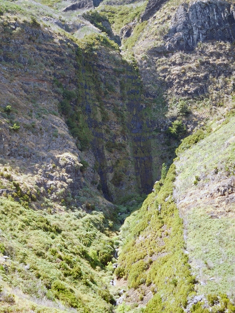 21.07.2015 Cascalho von Pedras, Levada das Rabaças und Lombo do Mouro — Aufstieg zur 'Sergio'-Tafel — Foto 23
