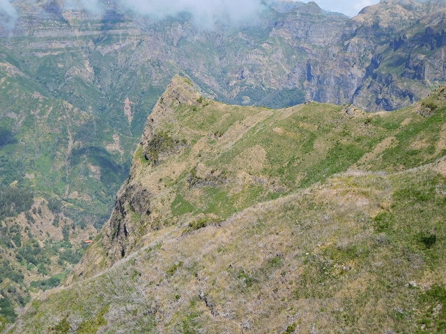 21.07.2015 Cascalho von Pedras, Levada das Rabaças und Lombo do Mouro — Aufstieg zum Lombo do Mouro-Haus, ER-110 und nach Pedras. — Foto 13