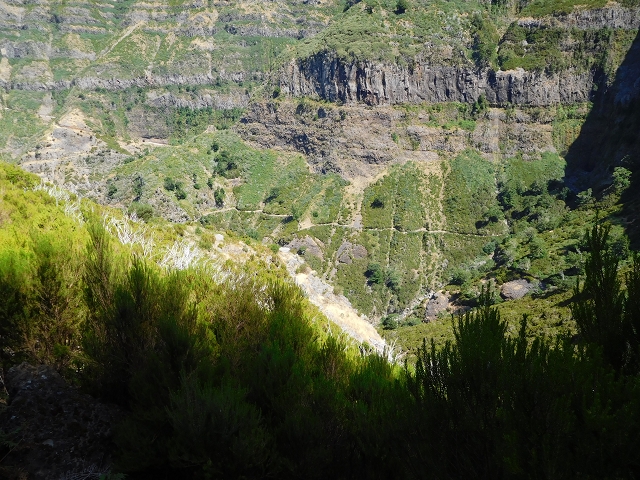 21.07.2015 Cascalho von Pedras, Levada das Rabaças und Lombo do Mouro — Weiter auf dem alten Zugangsweg zum Rabacas-Tunnel — Foto 21