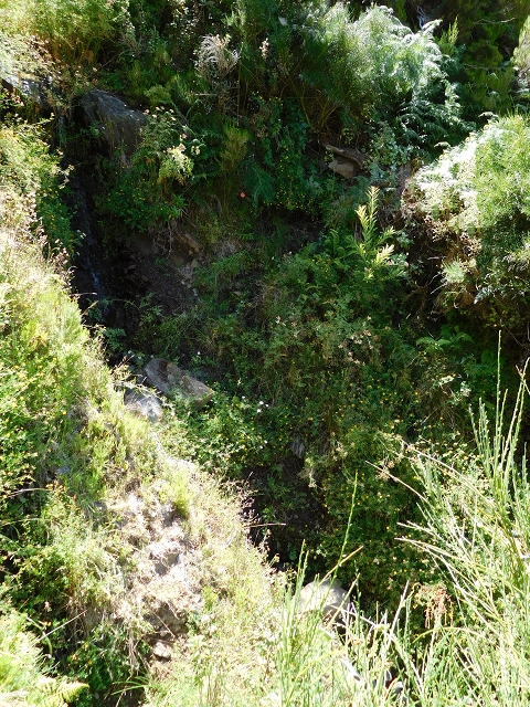 21.07.2015 Cascalho von Pedras, Levada das Rabaças und Lombo do Mouro — Weiter auf dem alten Zugangsweg zum Rabacas-Tunnel — Foto 31
