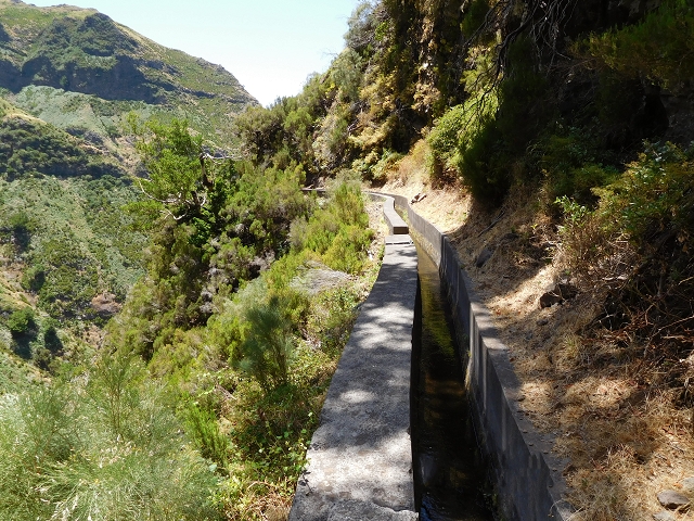 21.07.2015 Cascalho von Pedras, Levada das Rabaças und Lombo do Mouro — Auf der Levada das Rabacas zum westlichen Kessel — Foto 15