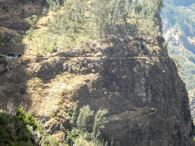 Levada do Cidrao — Der alte ausgesetzte Verlauf — Foto 3