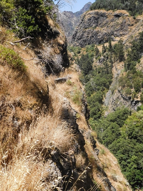 Levada do Cidrao — Der alte ausgesetzte Verlauf — Foto 5