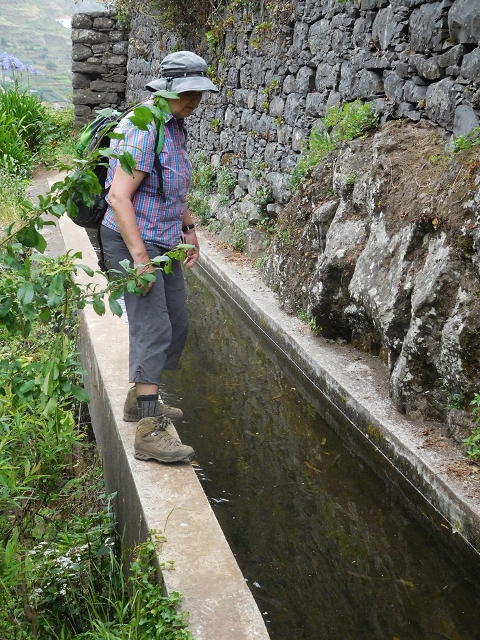 22.06.2016 Levada do Norte — Auf der Levada do Norrte durch den Cabo Girao-Tunnel bis nach Nogueira — Foto 9