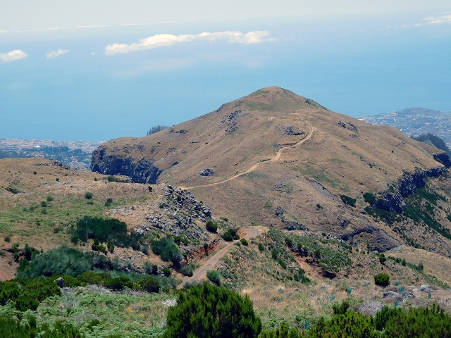 22 de julho de 2015 Levada da Serra da Alegria superior — Da estrada panorâmica até à extremidade entubada da Levada da Serra da Alegria sup. — foto 13