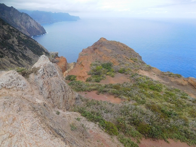 23 June 2016 Canical - Boca do Risco — On the cliff path as far as the Pico das Rocadas and on to the saddle — photo 33