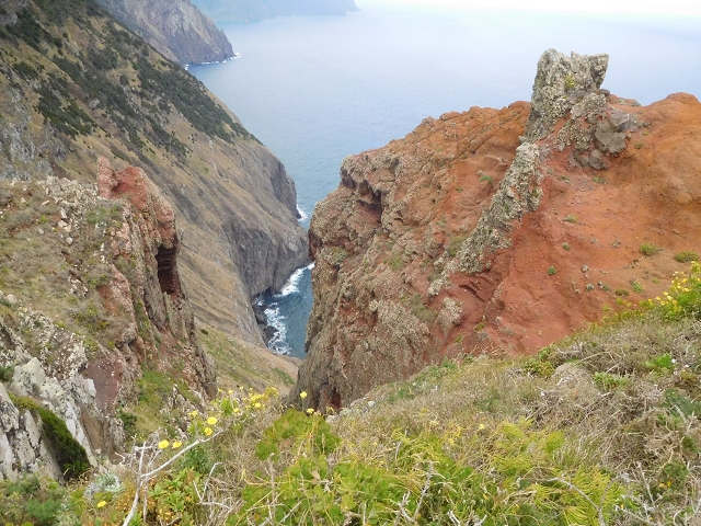 23 June 2016 Canical - Boca do Risco — On the cliff path as far as the Pico das Rocadas and on to the saddle — photo 34