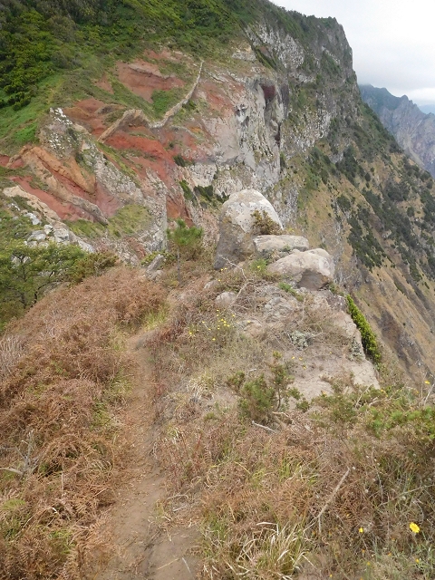 23 June 2016 Canical - Boca do Risco — On the cliff path as far as the Pico das Rocadas and on to the saddle — photo 42