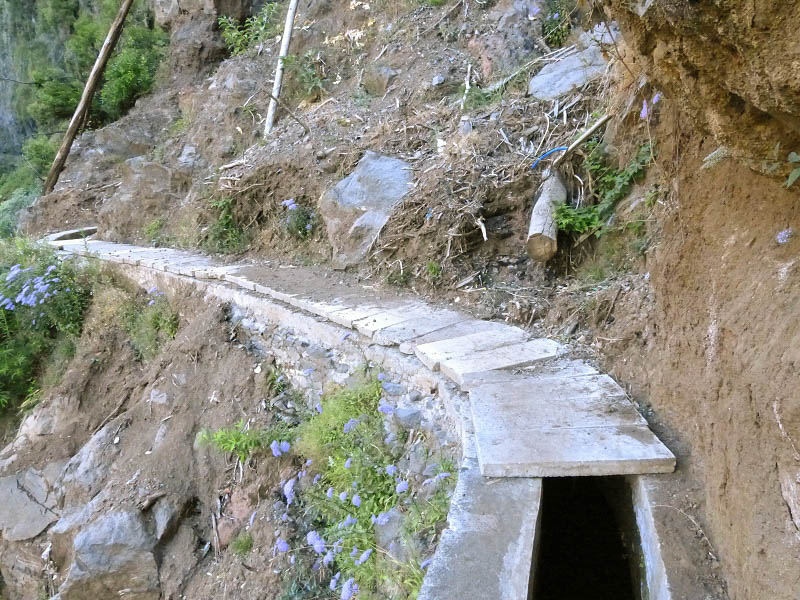 23 July 2013 Levada do Curral e Castelejo — To the tunnel in the Faja basin — photo 9