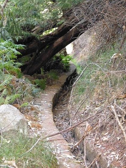 23 July 2013 Levada do Curral e Castelejo — To the tunnel behind the waterfall — photo 20