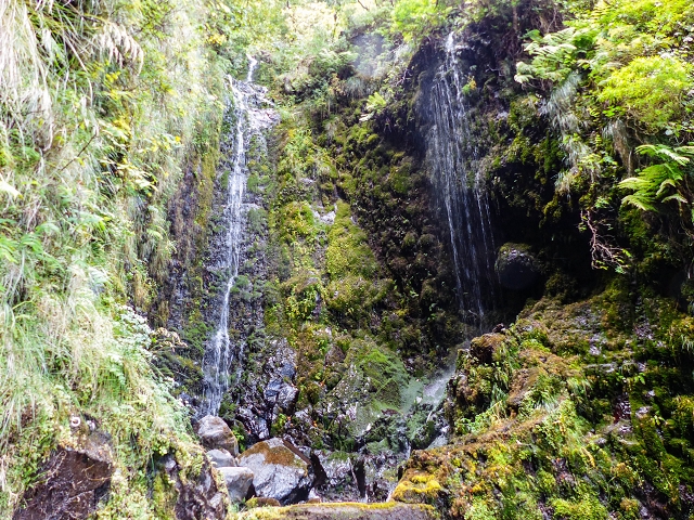13 August 2017 The great tunnel-rat diploma: From the Madre of the Levada do Norte to the gravel track from Ginjas to Estanquinhos — Crossing of the eastern main branch of the Ribeira do Inferno — photo 11