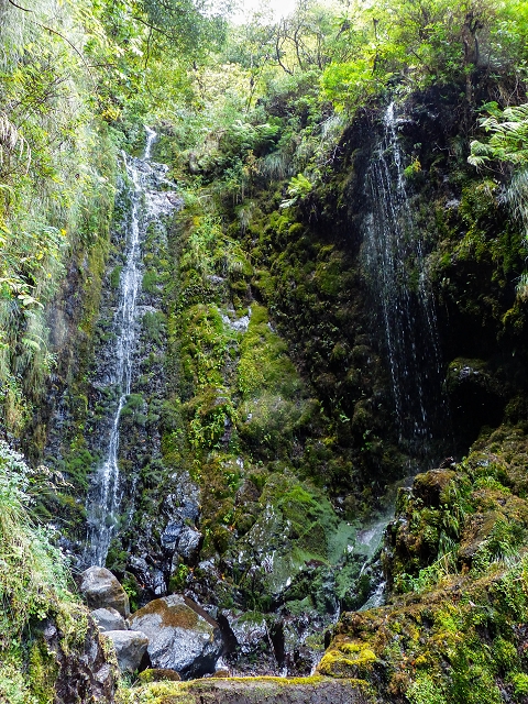13 August 2017 The great tunnel-rat diploma: From the Madre of the Levada do Norte to the gravel track from Ginjas to Estanquinhos — Crossing of the eastern main branch of the Ribeira do Inferno — photo 14