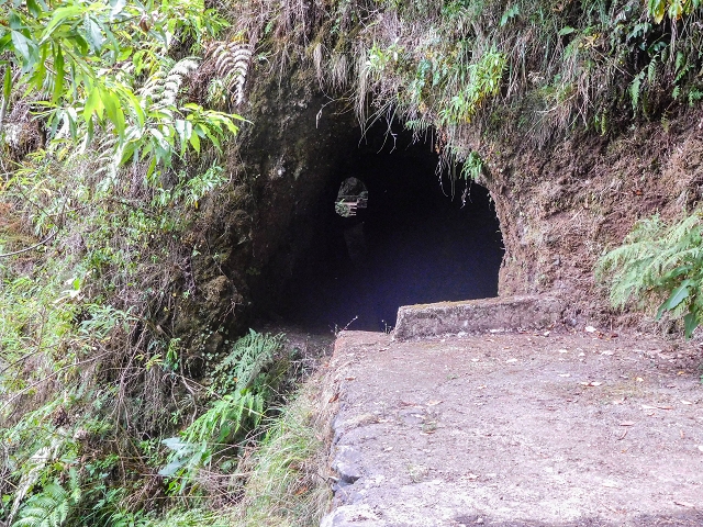 13 August 2017 The great tunnel-rat diploma: From the Madre of the Levada do Norte to the gravel track from Ginjas to Estanquinhos — The long tunnel and the crossing of the western main branch of the Ribeira dos Pombos — photo 3