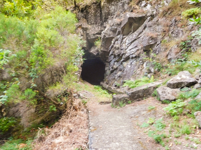 13 August 2017 The great tunnel-rat diploma: From the Madre of the Levada do Norte to the gravel track from Ginjas to Estanquinhos — Crossing of the southern branch of the Ribeira do Folhado — photo 4