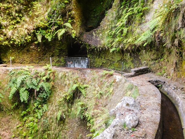 13 August 2017 The great tunnel-rat diploma: From the Madre of the Levada do Norte to the gravel track from Ginjas to Estanquinhos — Crossing of the Corrego da Beira do Lombo Queimado — photo 5