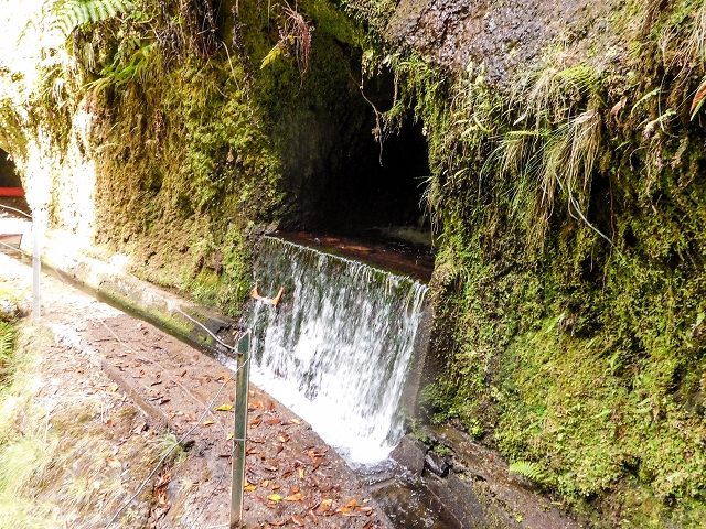 13 August 2017 The great tunnel-rat diploma: From the Madre of the Levada do Norte to the gravel track from Ginjas to Estanquinhos — Crossing of the Corrego da Beira do Lombo Queimado — photo 8