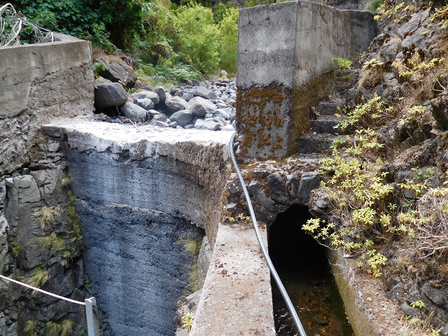 24.07.2015 Balcoes Levada do Juncal Levada Nova do Juncal — Abstecher durch den Tornostunnel zur Ribeira Seca — Foto 14