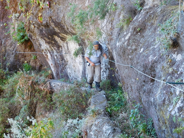 24.07.2015 Balcoes Levada do Juncal Levada Nova do Juncal — Ribeiro Frio zur Levada do Juncal und zum ersten Erdrutsch — Foto 21
