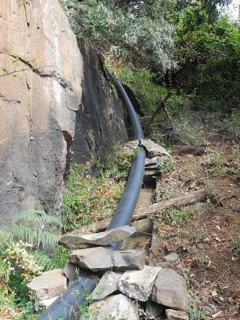 25.06.2016 Levada de Machico Teil 2 — Rohrpassage und defekte Wandpassage — Foto 6